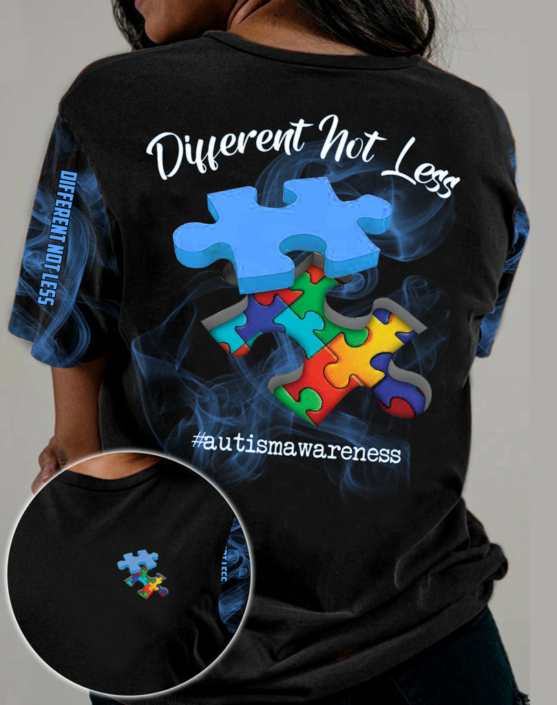 Autism Different Not Less Puzzle T-Shirt