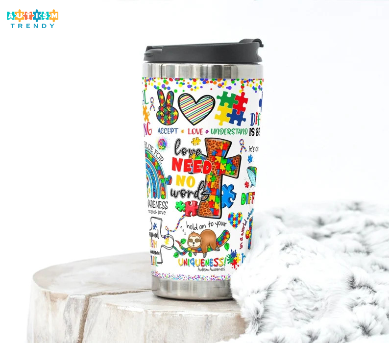 Autism Tumbler Normal Is Boring, Different Is Beautiful