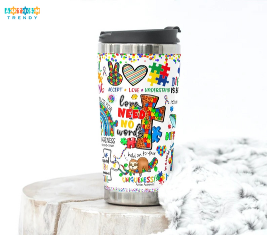 Autism Tumbler Normal Is Boring, Different Is Beautiful