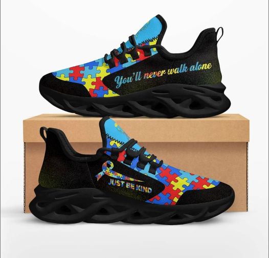 Autism Awareness Just Be Kind Max Soul Shoes Clunky Sneakers