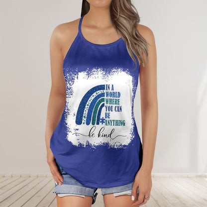 Autism Mom Criss Cross Tanktop - In The World