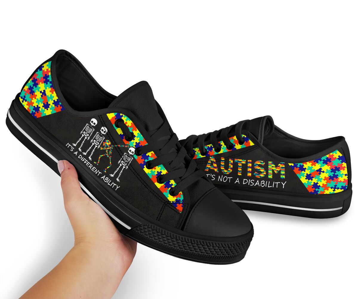 Autism It'S Not A Disability Autism Low Top Shoes Sneaker