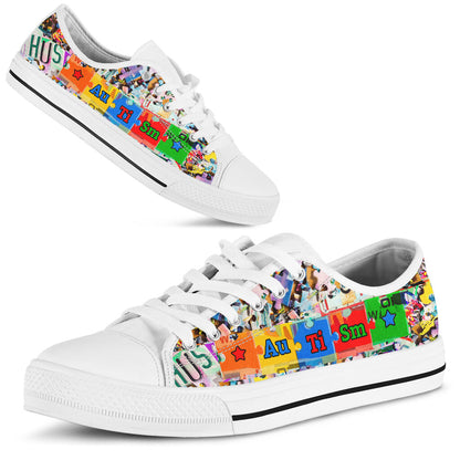 Autism Awareness Low Top Shoes Sneaker