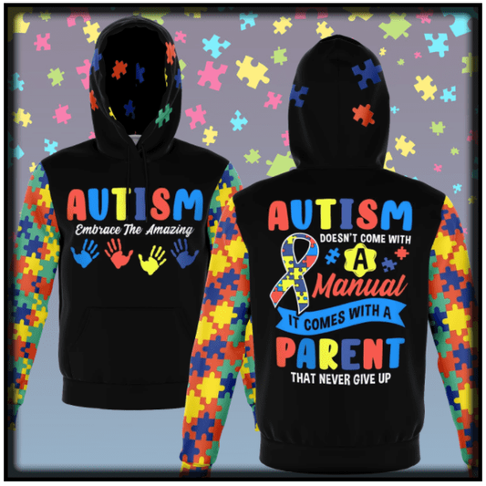 Autism Doesn't Come With A Manual Hoodie 3D