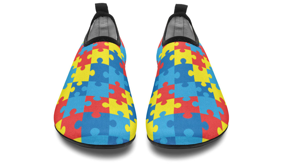 Autism Awareness Aqua Barefoot Shoes