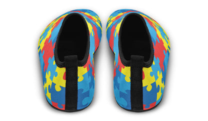 Autism Awareness Aqua Barefoot Shoes