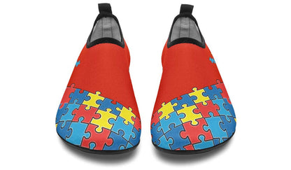 Autism Awareness Aqua Barefoot Shoes