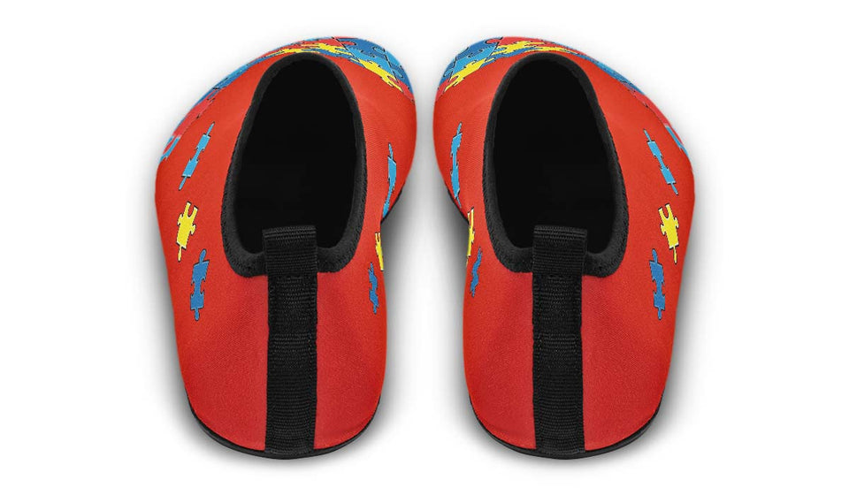 Autism Awareness Aqua Barefoot Shoes