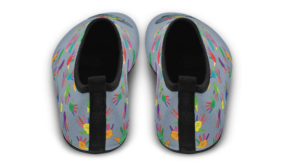 World Autism Awareness Day Aqua Shoes