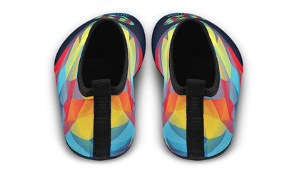 Colorful Autism Awareness Aqua Barefoot Shoes