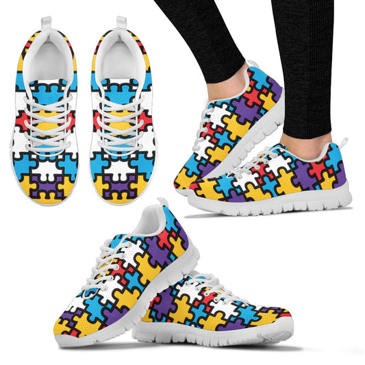 Autism Awareness Day Autism Pattern Fitness Sneakers Shoes