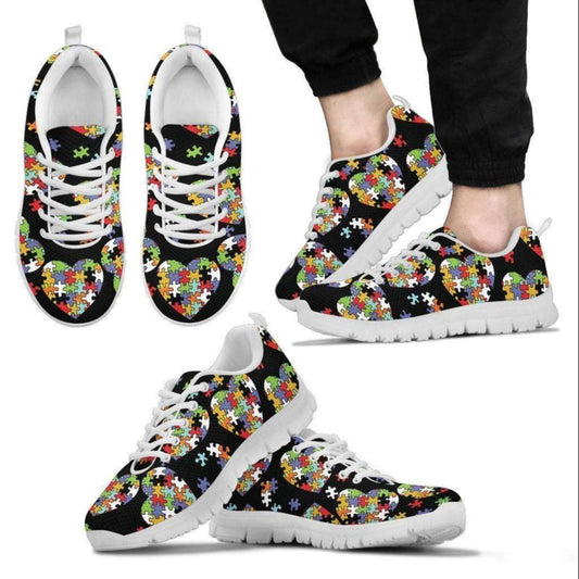 Autism Awareness Autism Puzzle Heart Fitness Sneakers Shoes