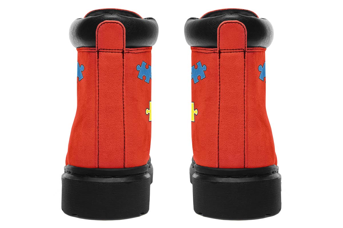 Autism Awareness Puzzle Classic Vibe Boots