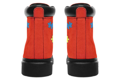 Autism Awareness Puzzle Classic Vibe Boots