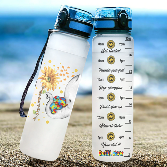 Autism Water Tracker Bottle: It’s Ok to Be Little Different