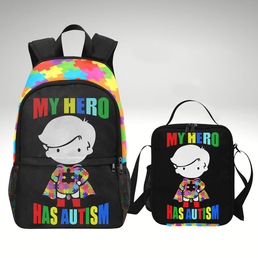 My Hero Has Autism Backpack (New Version)