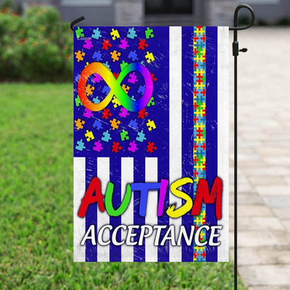 Acceptance Autism Awareness Flag