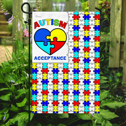 Acceptance Autism Awareness Flag