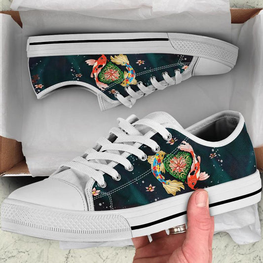 Koi Fish Nishikigoi Japan Autism Awareness Low Top Shoes