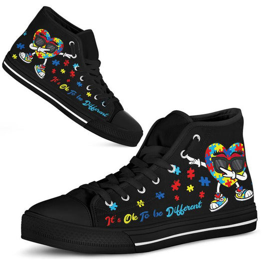 Choose Kind Autism Awareness High Top Shoes