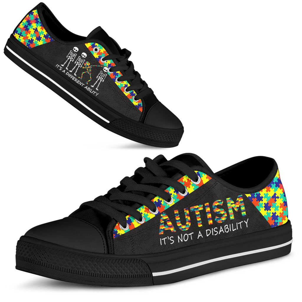 Autism It'S Not A Disability Autism Low Top Shoes Sneaker