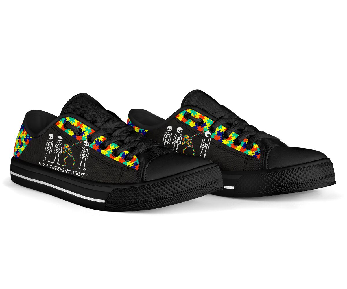 Autism It'S Not A Disability Autism Low Top Shoes Sneaker