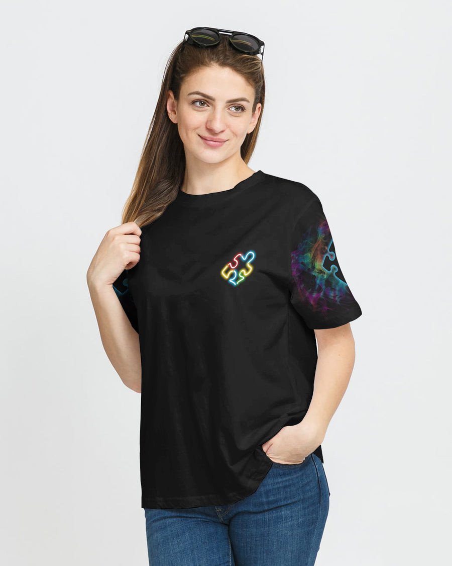 Let Your Light Shine Women's Autism Awareness Tshirt