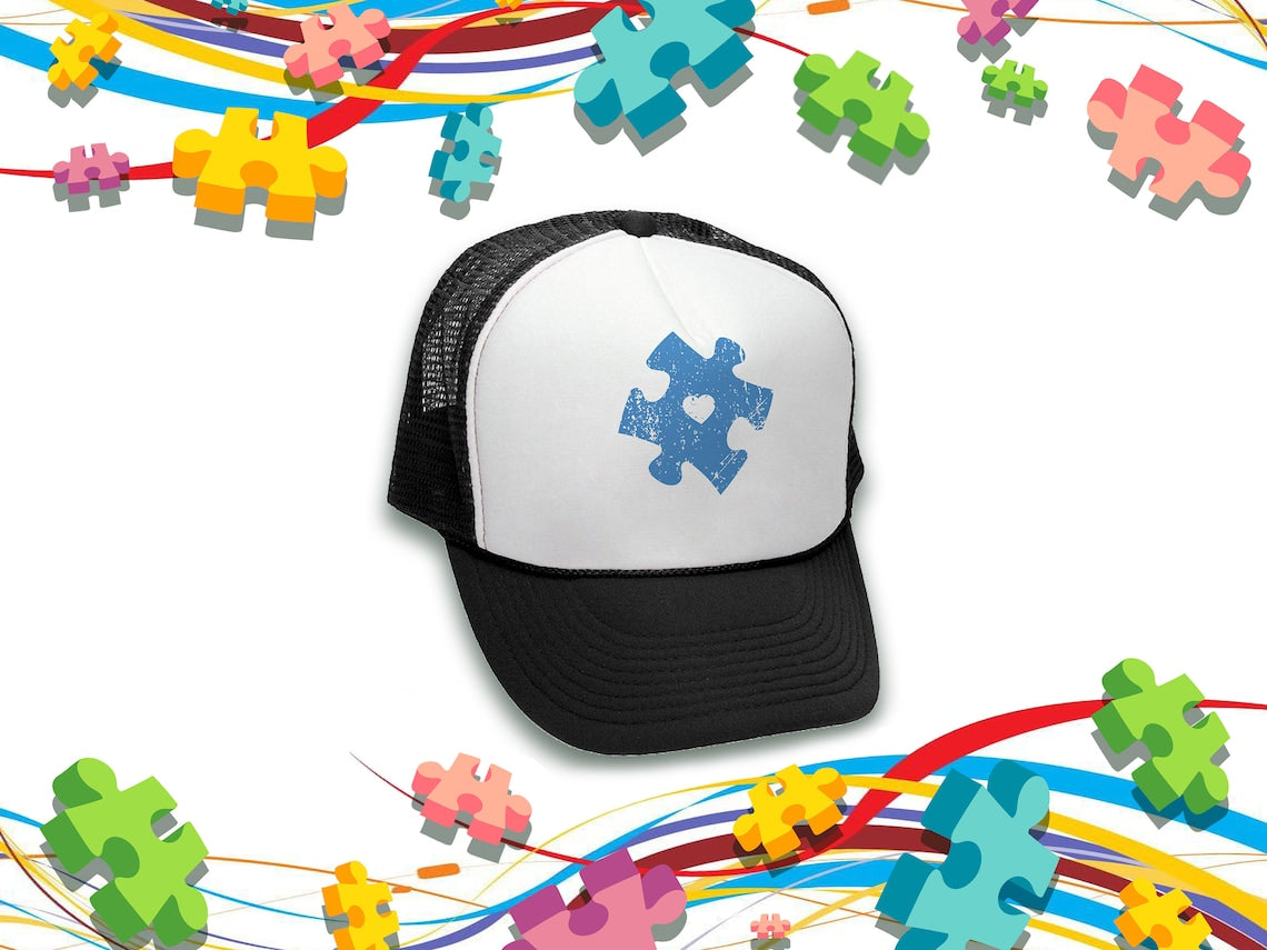 Autism Awareness Puzzle Cap