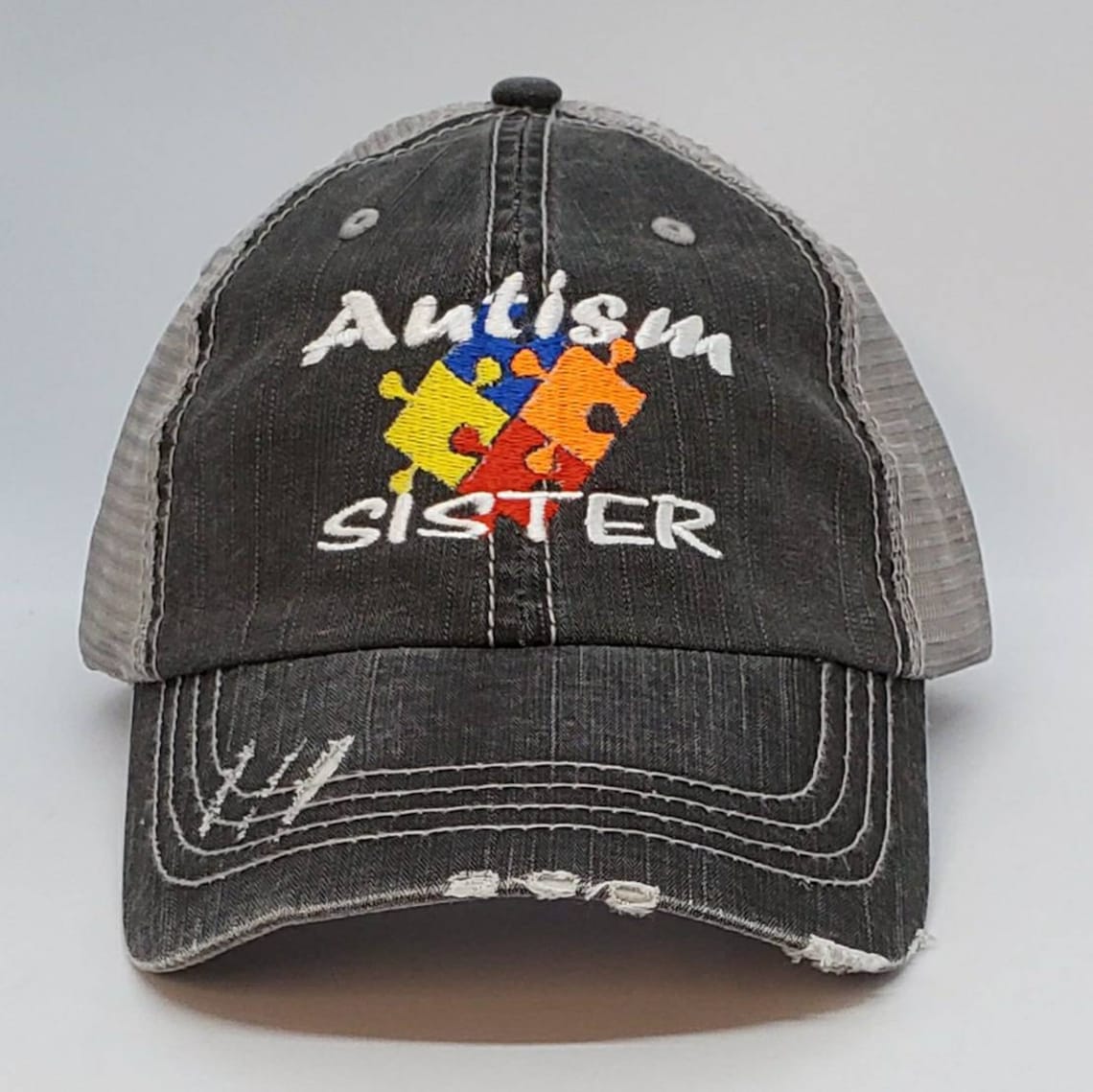 Personalized - Autism Family Embroidered Cap