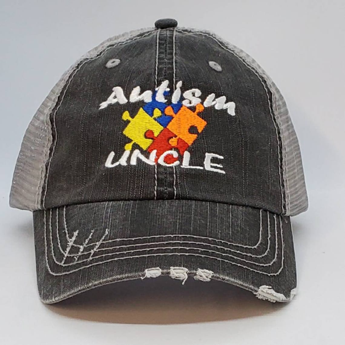 Personalized - Autism Family Embroidered Cap