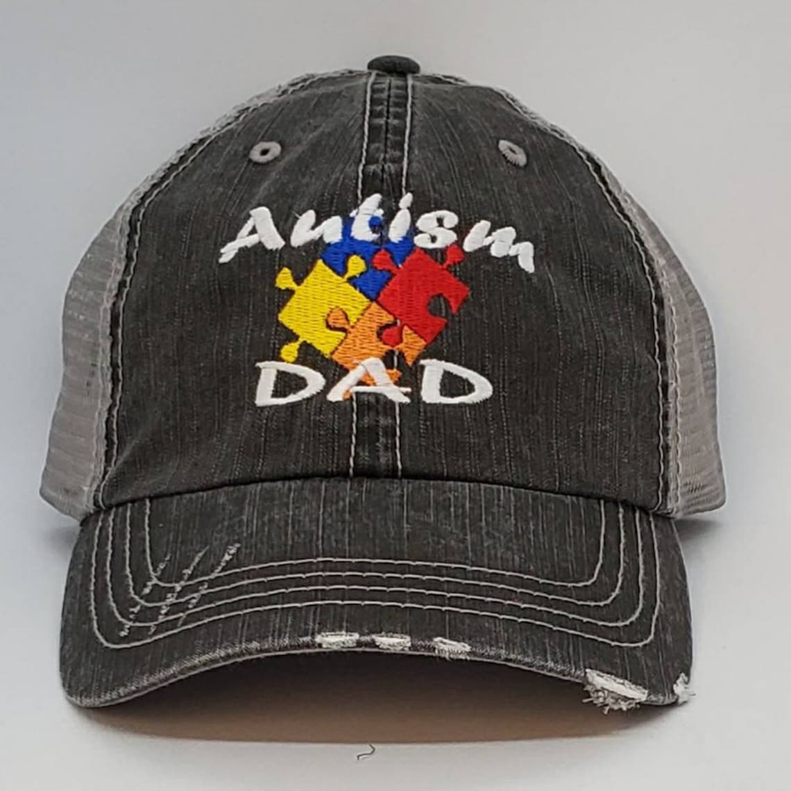 Personalized - Autism Family Embroidered Cap