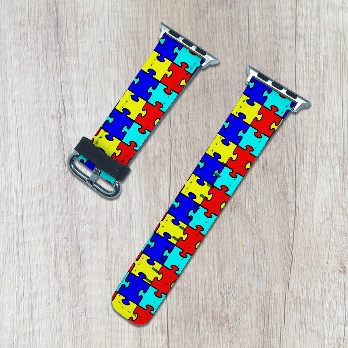 Autism Awareness Puzzle Watch Band