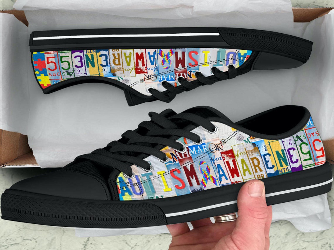 Autism Awareness Low Top Shoes Sneaker