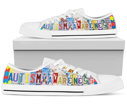 Autism Awareness Low Top Shoes Sneaker