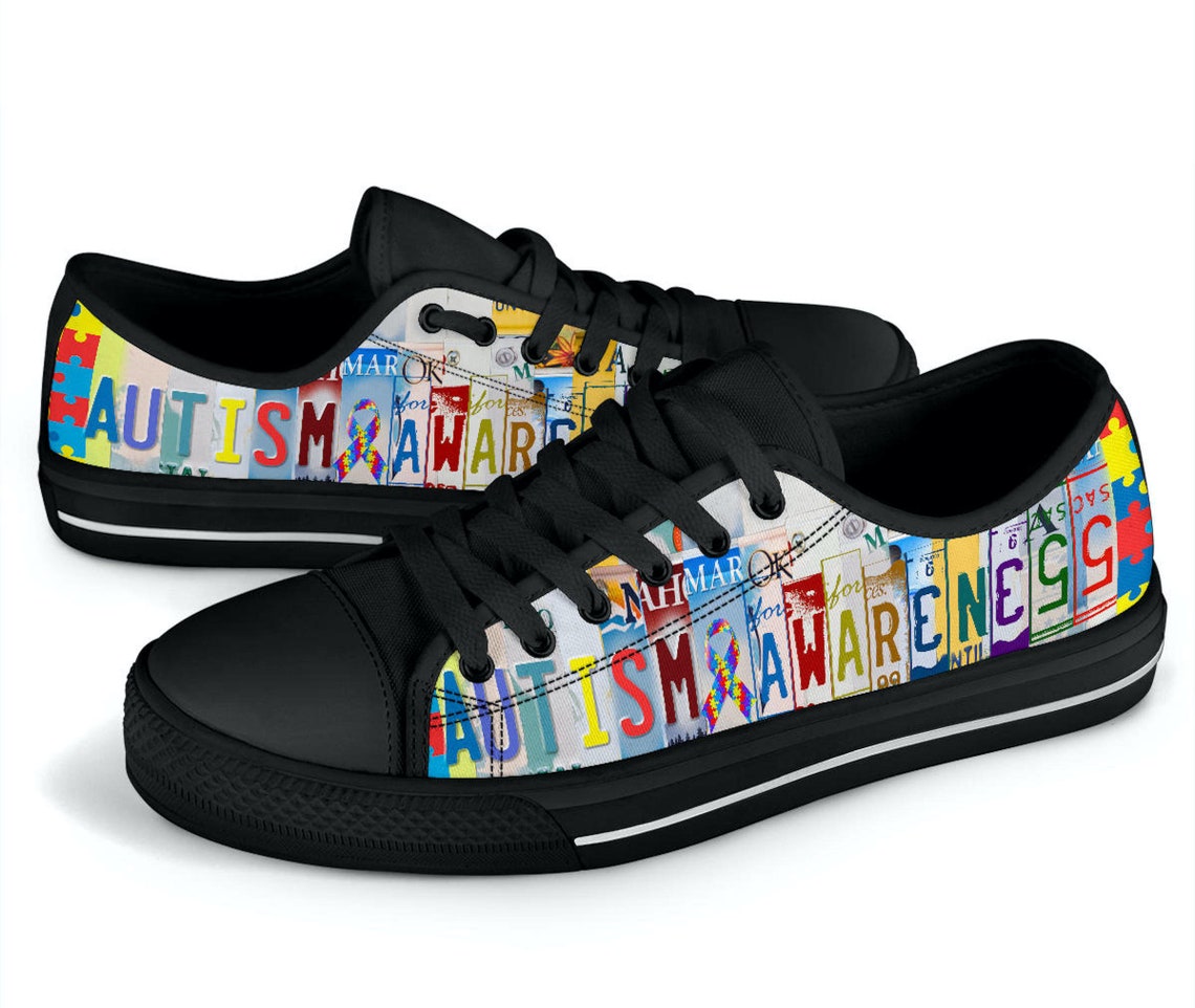 Autism Awareness Low Top Shoes Sneaker