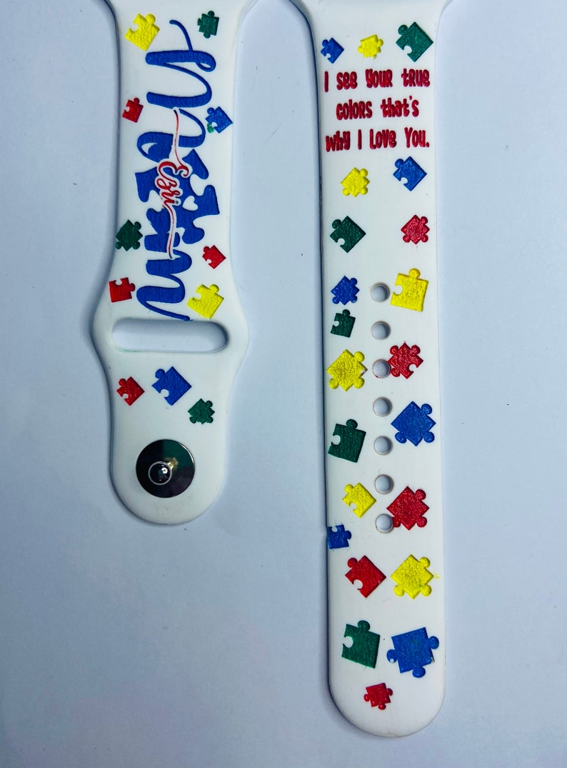 Autism Awareness I See Your True Watch Band