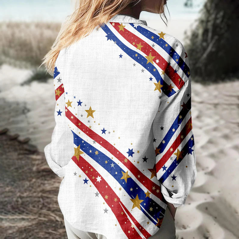 I Put The Tism In Patriotism Blouse Shirt