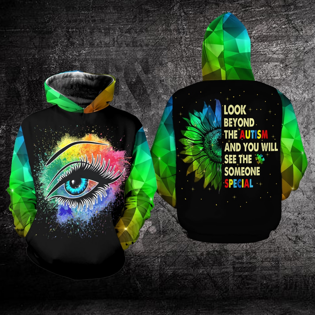 Look Beyond The Autism Hoodie Autism