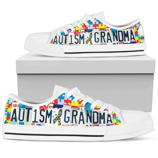 Autism Grandma Converse Sneakers Low Top Shoes