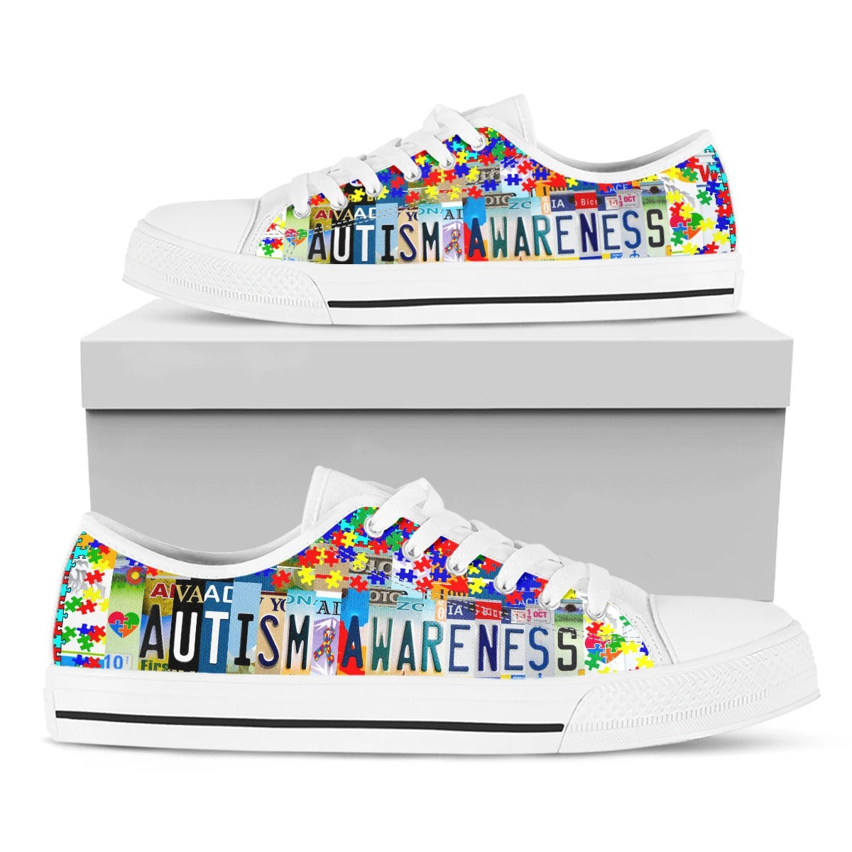 Autism Awareness Mom Shoes Sneakers