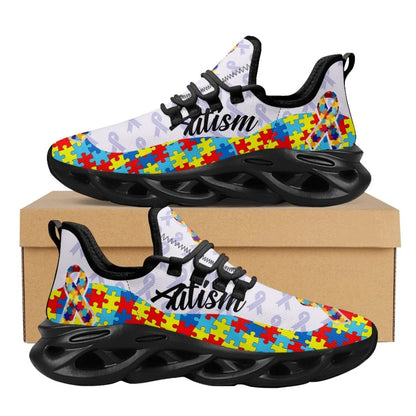 Autism Awareness Ribbon Max Soul Shoes Clunky Sneakers