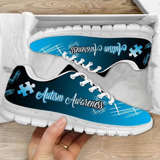 Autism Awareness Fitness Sneakers Shoes