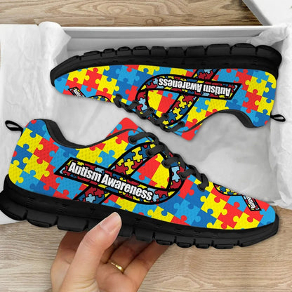 Autism Awareness Fitness Sneakers Shoes