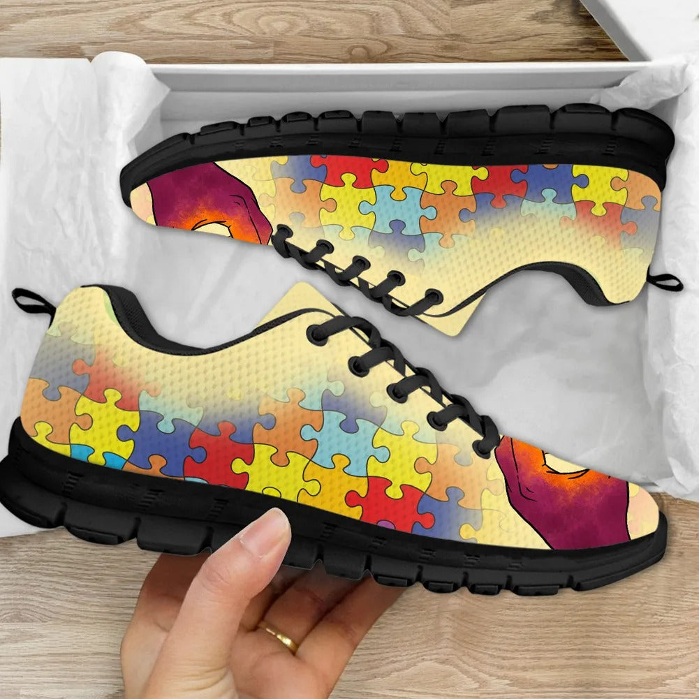 Autism Awareness Fitness Sneakers Shoes