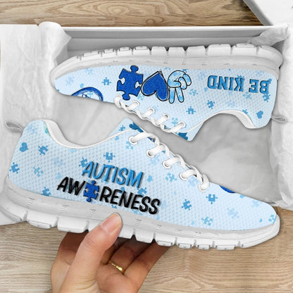 Be Kind Autism Awareness Fitness Sneakers Shoes