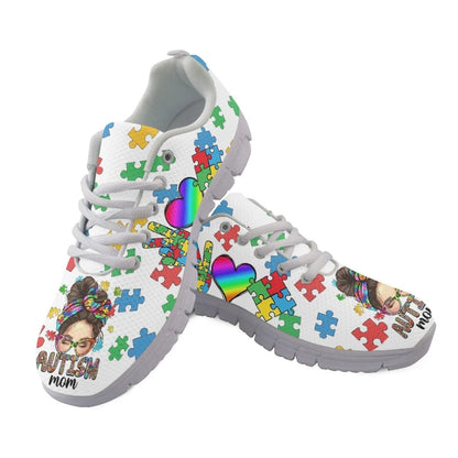 Autism Mom Awareness Fitness Sneakers Shoes