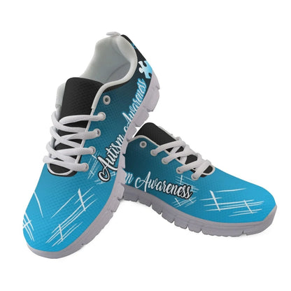 Autism Awareness Fitness Sneakers Shoes