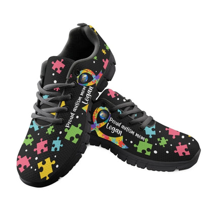 Personalize Pround Autism Mom Autism Awareness Fitness Sneakers Shoes