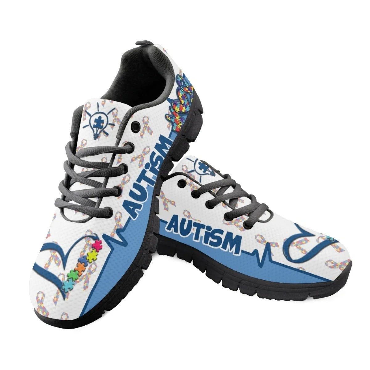 Autism Awareness Fitness Sneakers Shoes