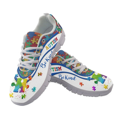 Be Kind Autism Awareness Fitness Sneakers Shoes